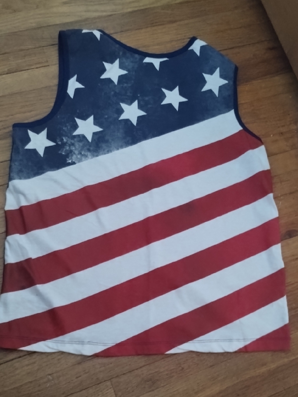 Kids Patriotic Stars & Stripes Tank Top - Red White Blue
